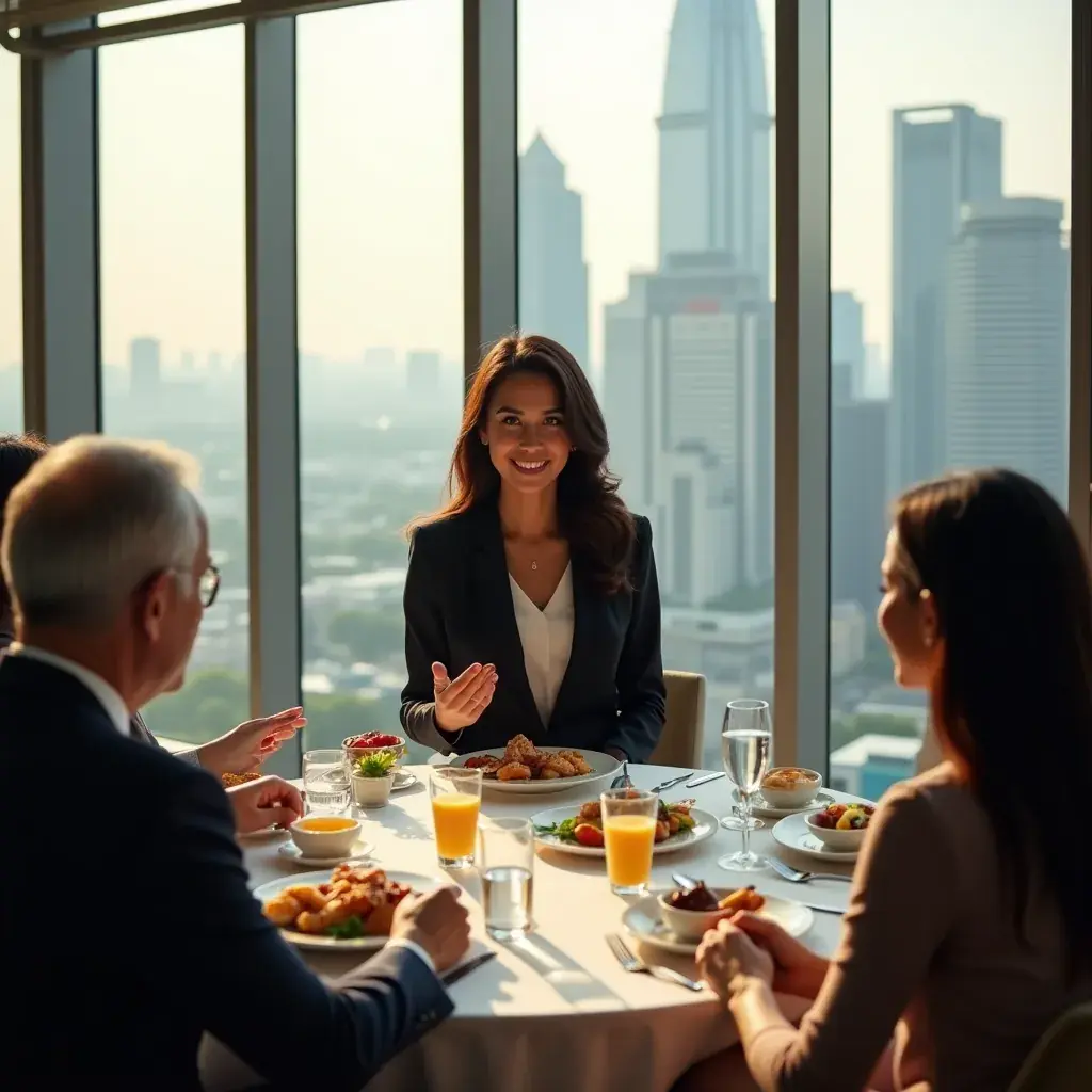 Professional business solutions illustration